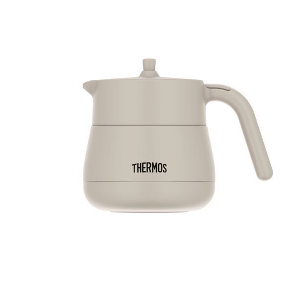 2個セット サーモス 真空断熱ティーポット 450ml ライトグレー TTE-450LGY