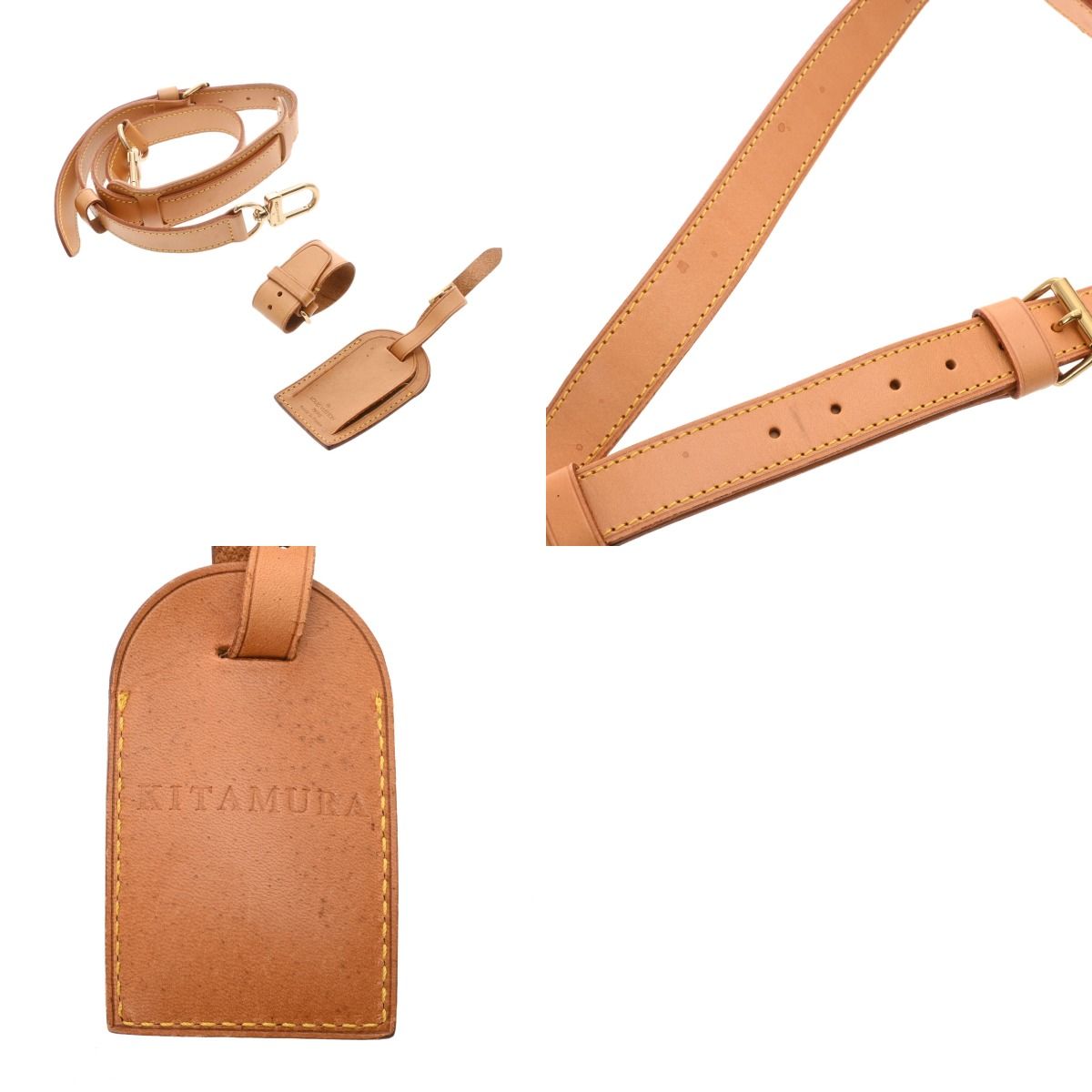 ルイヴィトン モノグラム キーポルバンドリエール 50 ブラウン M41416