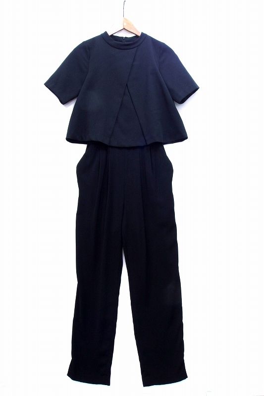 【198557】Green Label Relaxing グリーンレーベル  【UNWINDER】 タックデザイン オールインワン フォーマル  ・36