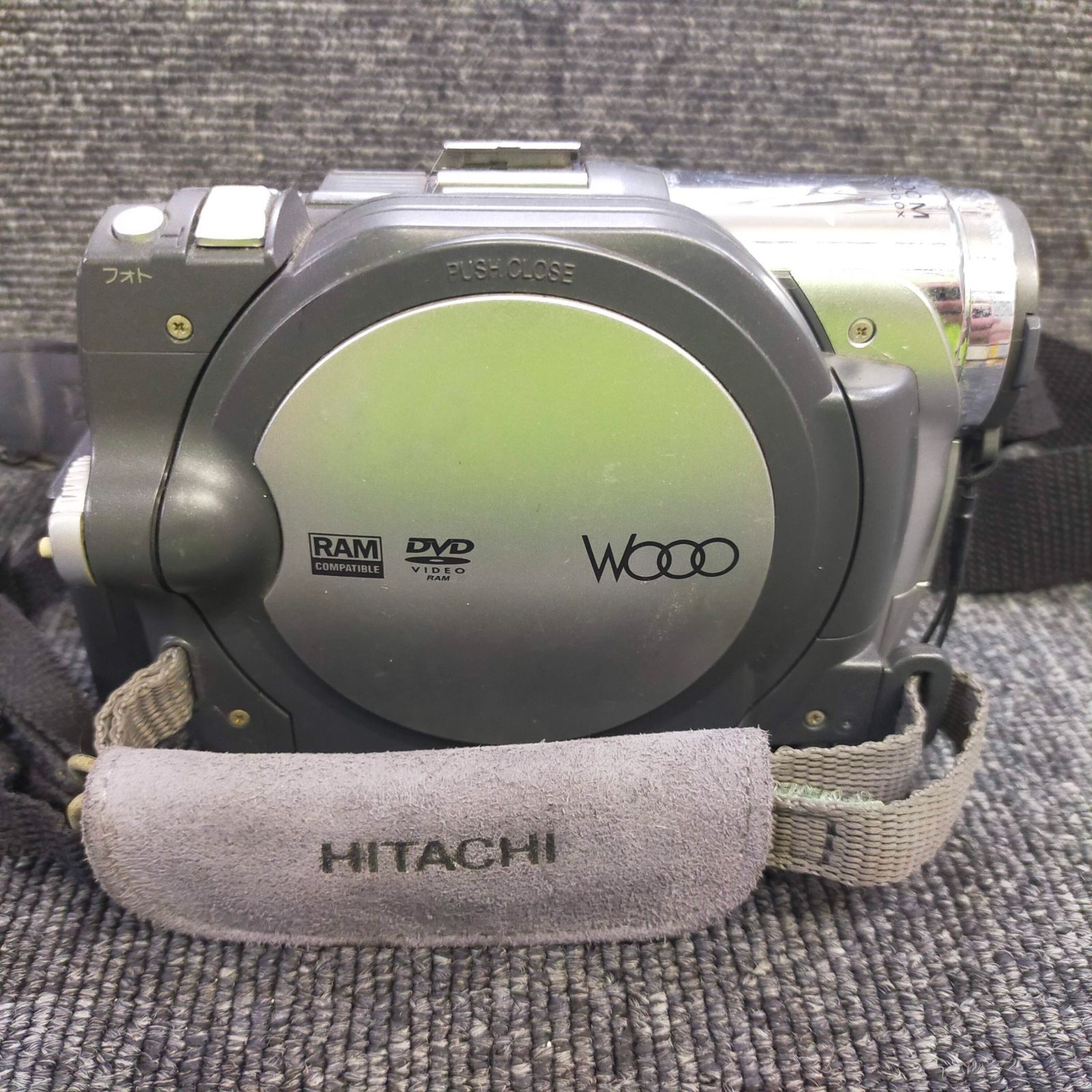 HITACHI Wooo DVDカム ビデオカメラ 5MEDIA対応 ジャンク扱い E18
