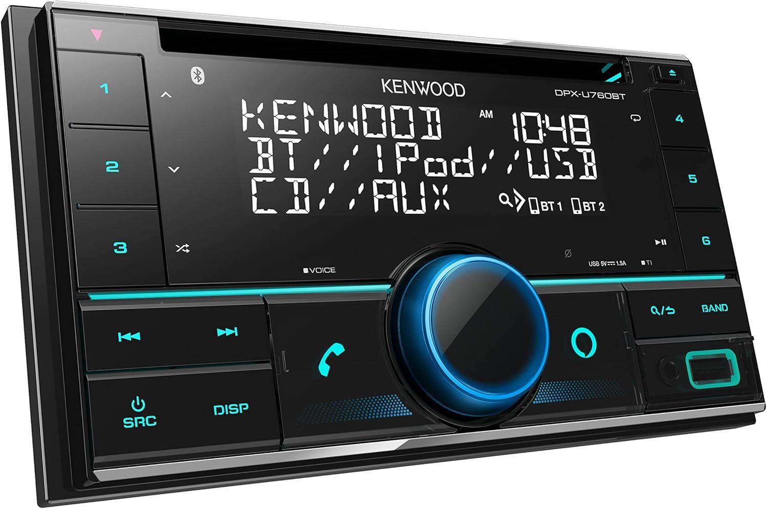 ケンウッド 2DINレシーバー DPX-U760BT MP3 WMA AAC WAV FLAC対応 CD USB iPod Bluetooth KENWOOD