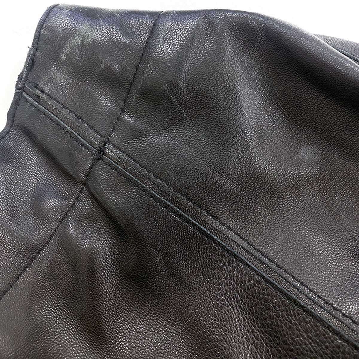 YOKE ヨーク 24SS LEATHER CUT-OFF HALF COAT レザーカットオフハーフ 