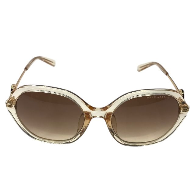 マークジェイコブス MARC 728 F S 35JHA 55 19 140 サングラス アイウェア 多角形 ラウンドフレーム ゴールド ロゴ MARC JACOBS