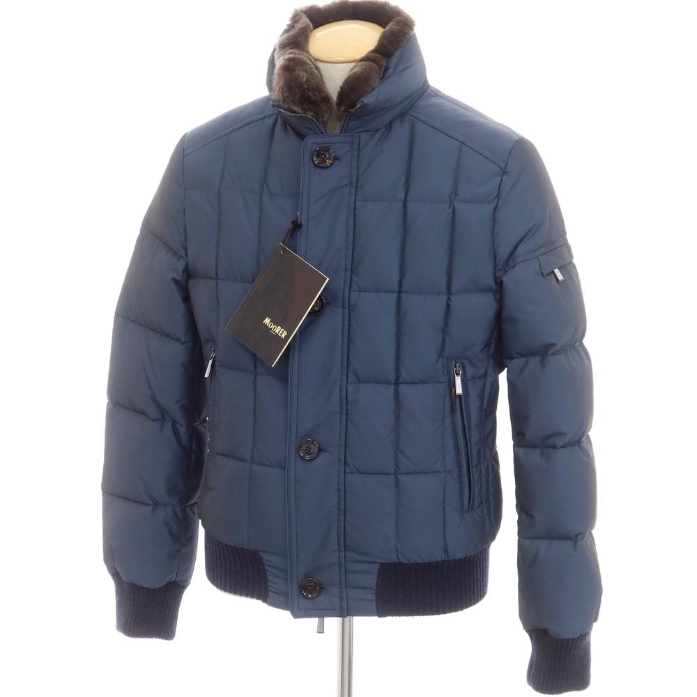 ☆ 美品 ムーレー ポリエステル×ナイロン 48 ネイビー メンズ その他 