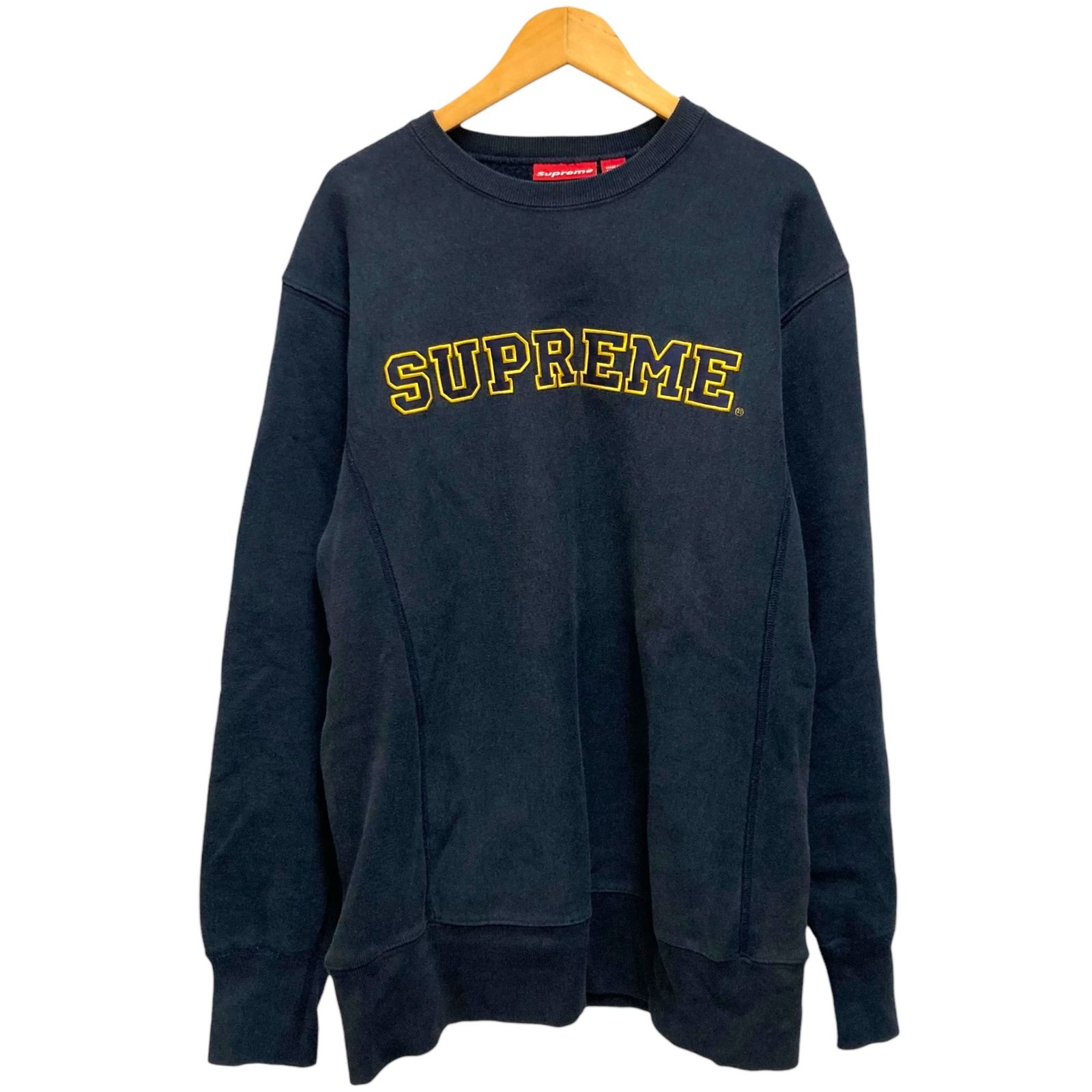 Supreme ホワイト トレーナー カナダ製 Supreme(シュプリーム) 25SS Washed Box Logo Crewneck