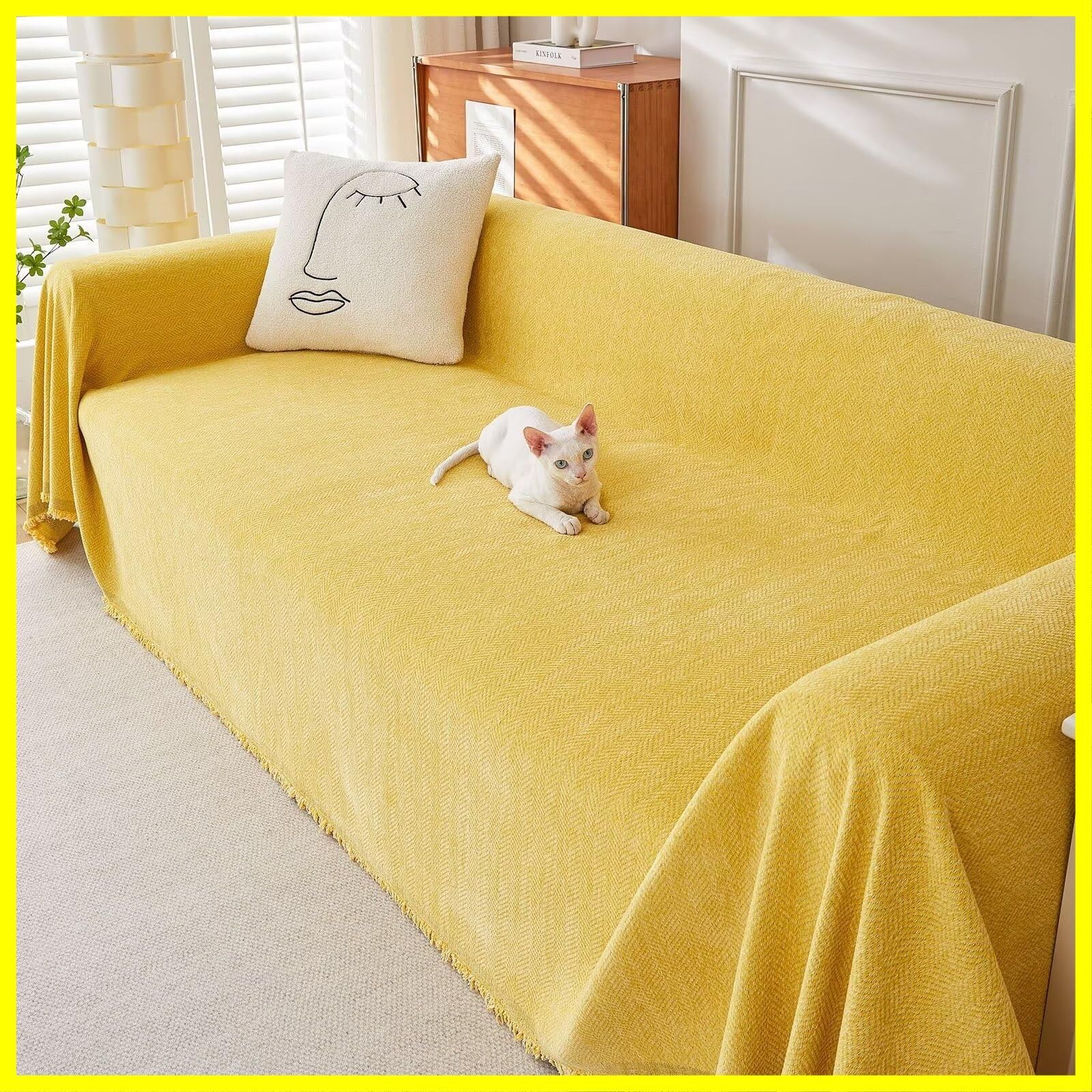 三好優品] マルチカバー ソファカバー 1人/2人/3人掛け 大判 肘あり 肘