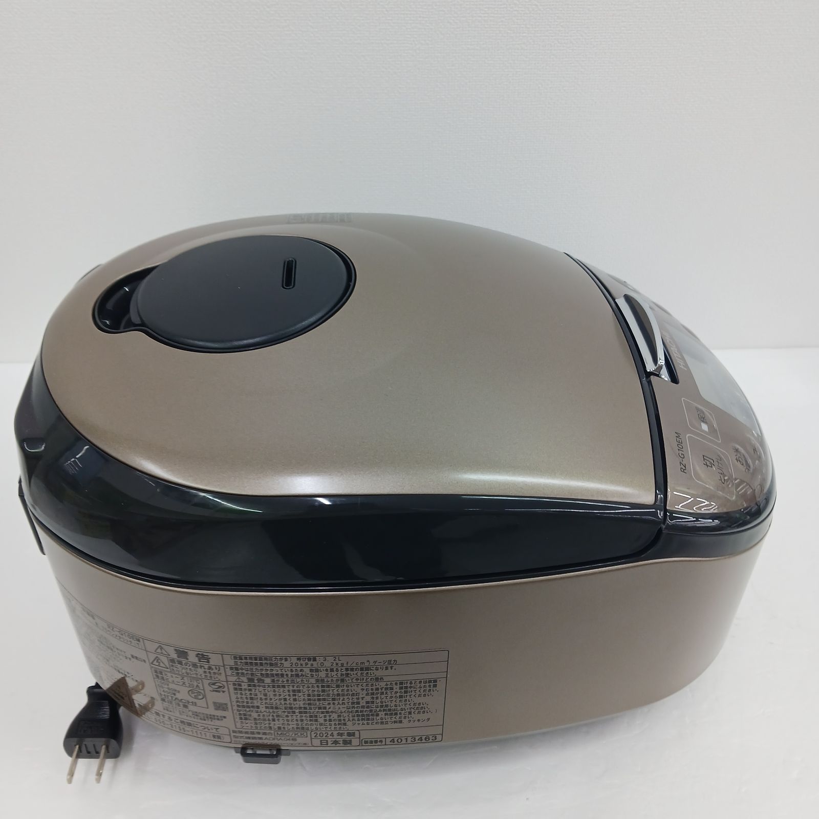 卸売 【展示商品】日立炊飯器 ブラウンメタリック RZ-G10EM-T