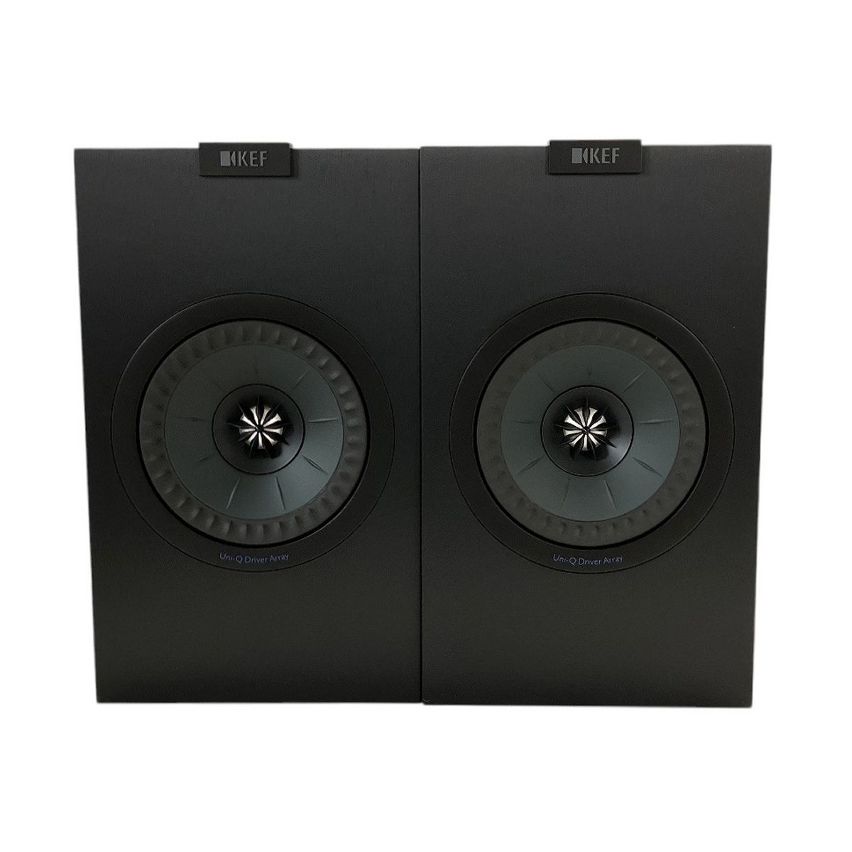 KEF Q150 2-way ブックシェルフ スピーカー サランネット付き Satin Black 音響機材 良好 W9918190