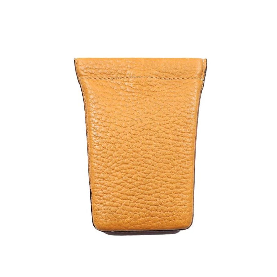 ロエベ アナグラム ケース パース 小銭入 ナッパレザー キャメル