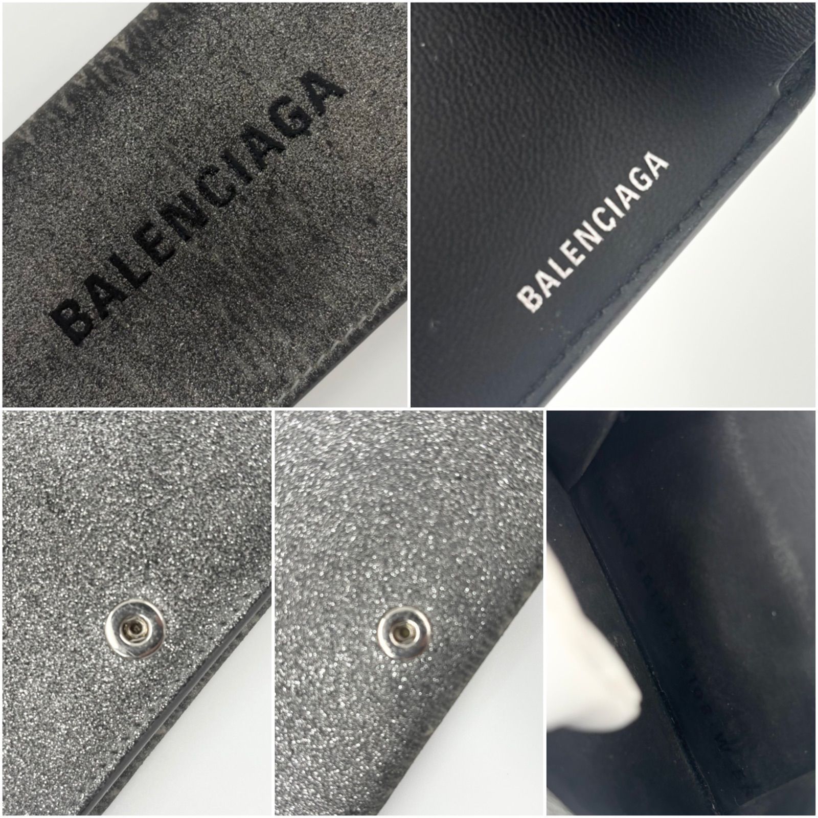 希少】BALENCIAGA バレンシアガ エブリデイ 三つ折り財布 コンパクト 
