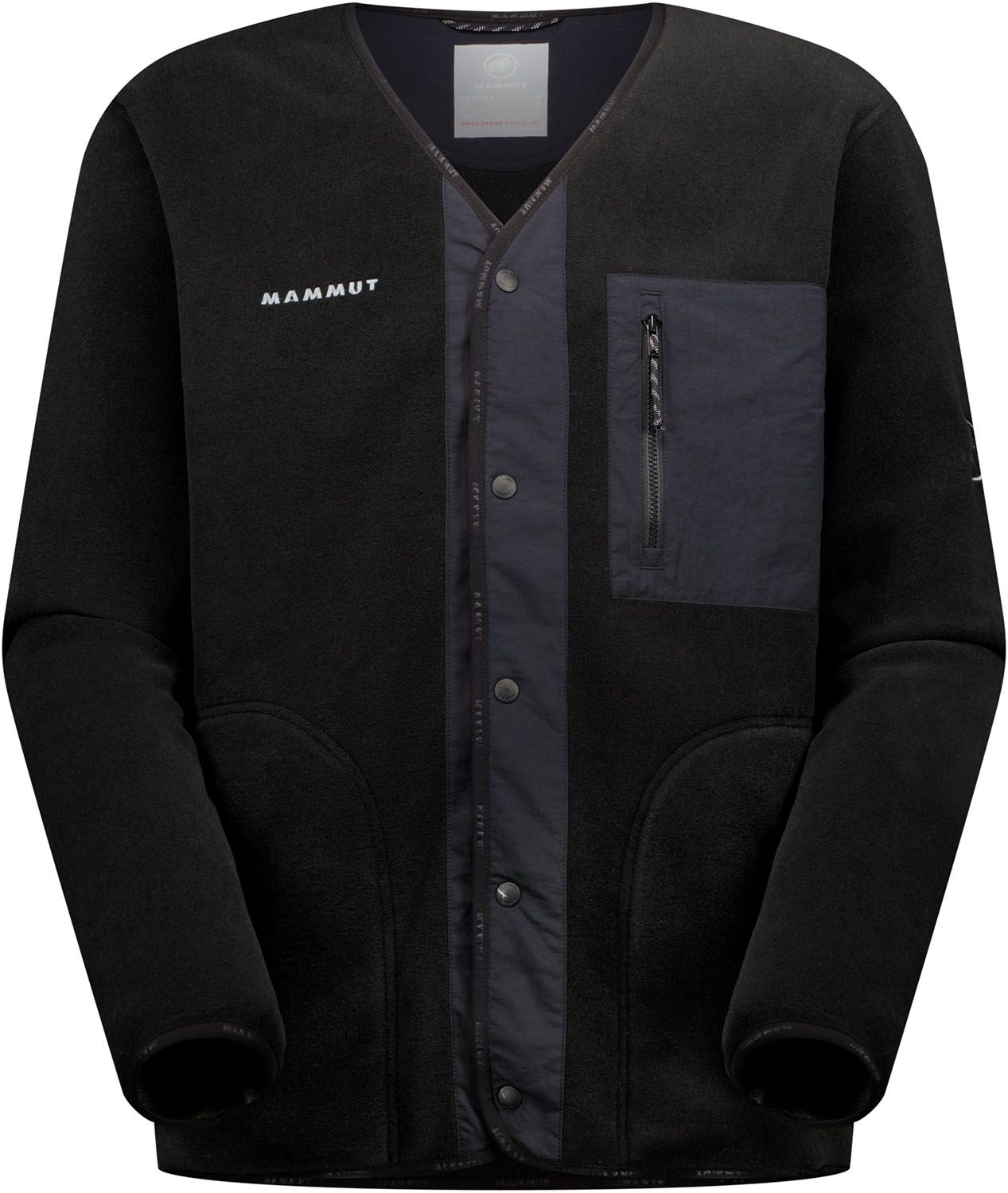 マムート MAMMUT アウトドア MOONSTONE HYBRID ML CARDIGAN AF 101406480 0001 BLACK