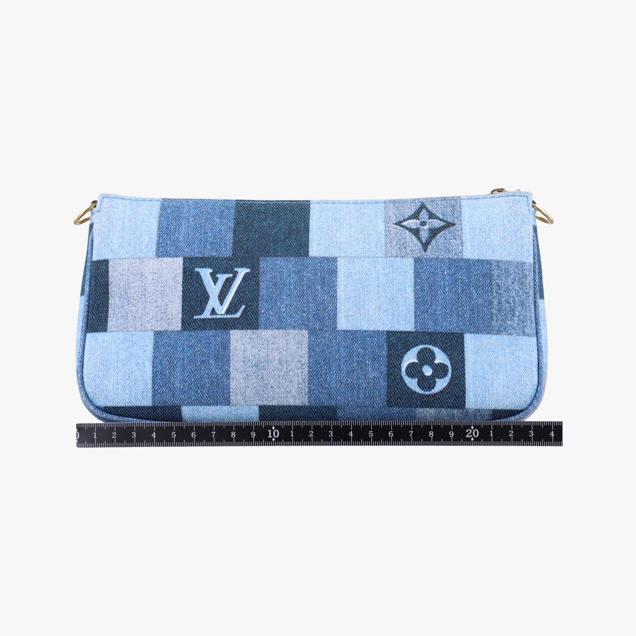 ルイヴィトンLouis Vuittonポシェット アクセソワールデニム×ルージュモノグラム デニムM44990SP4169 SP4189 ICチップ