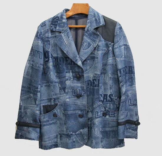 希少 伊太利屋 デニムジャケット パッチワーク 希少 伊太利屋 デニム
