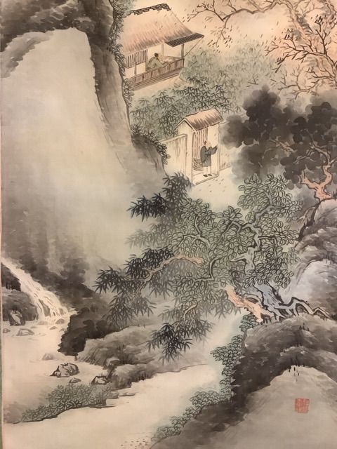 真作 富仙「風景画」古い掛け軸 掛軸 肉筆 絹本 甘く 浮世絵 日本画 美術品 画芯サイズ約34*46cm 売買されたオークション情報 落札价格  【au payマーケット】の商品情報をアーカイブ公開