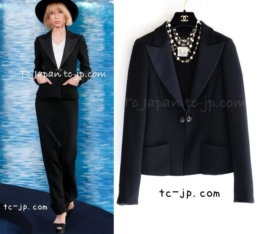 超希少✨CHANEL ジャケット　半袖　ボタン 80万 シャネル サマー 春夏 ジャケット CHANEL ブラック 大人気 貴重な