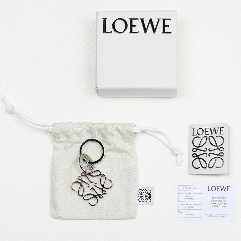 LOEWE ロエベ ANAGRAM アナグラム シルバーキーリング イタリア正規品