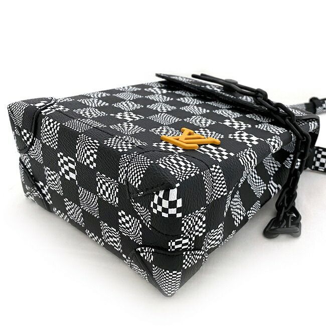 ルイ ヴィトン ショルダーバッグ スティーマー XS ブラック ホワイト