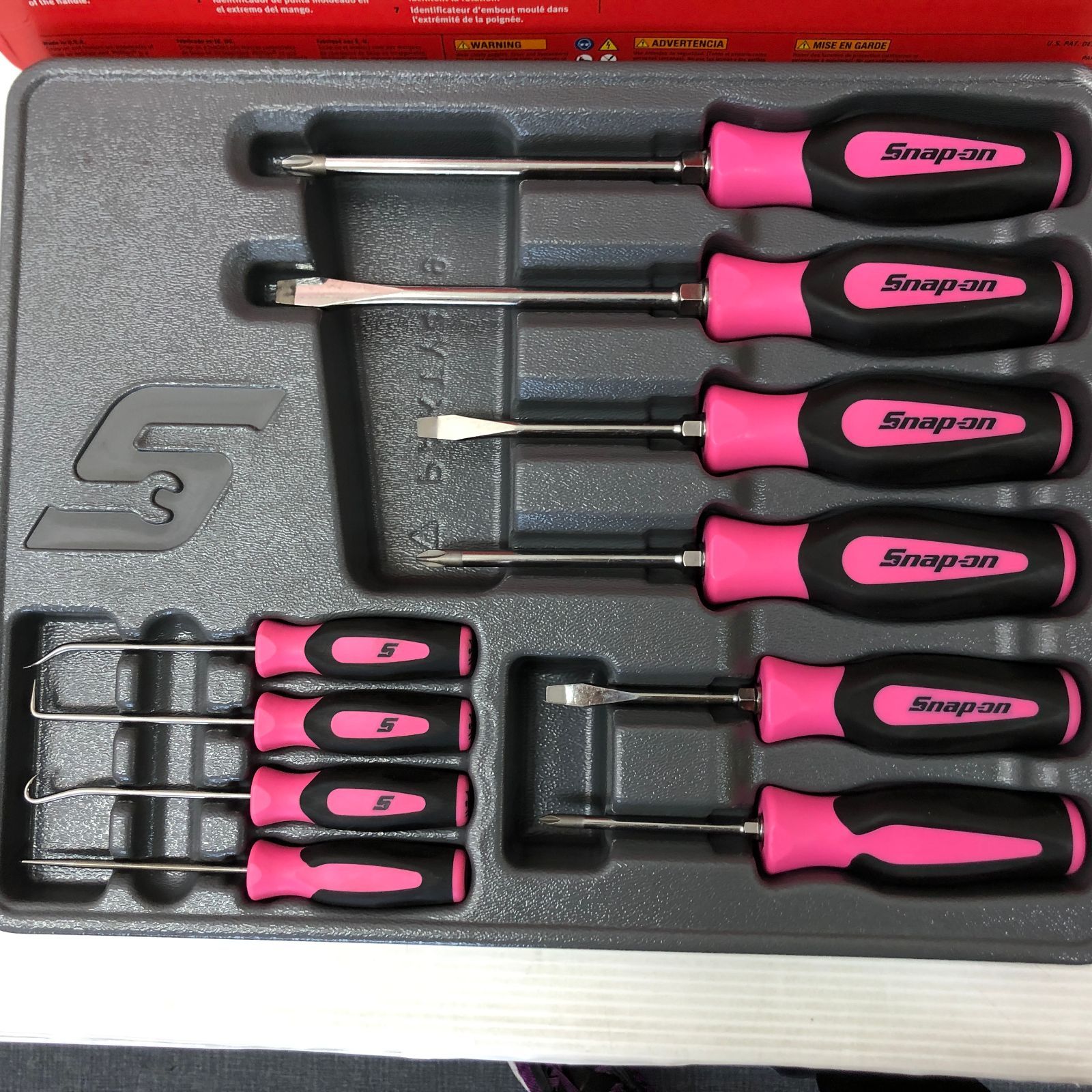 ▲Snap-on スナップオン ドライバー10Pセット SGDX60204CPM 品 smkogu090081