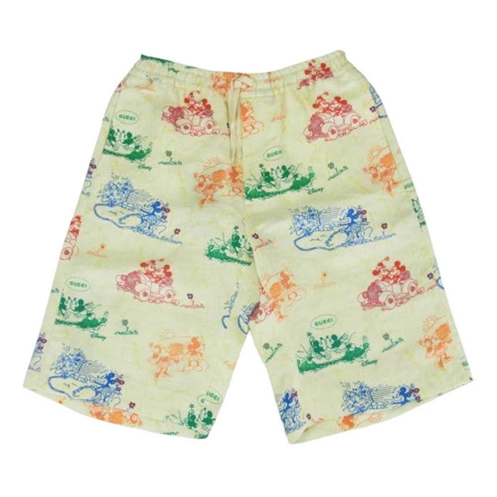 GUCCI グッチ 604046 ZADJG Disney ディズニー 総柄 ショーツ ハーフ