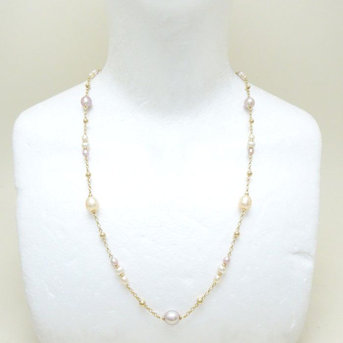 MIKIMOTO ミキモト パール ネックレス 淡水真珠 ロングネックレス