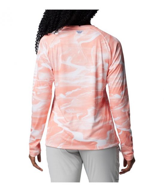 (取寄) コロンビア レディース スーパー タイダル ティー ロング スリーブ Columbia women Super Tidal Tee Long Sleeve Tiki Pink Undulating Amazon.com: Columbia Women's Super Tidal Tee Long Sleeve