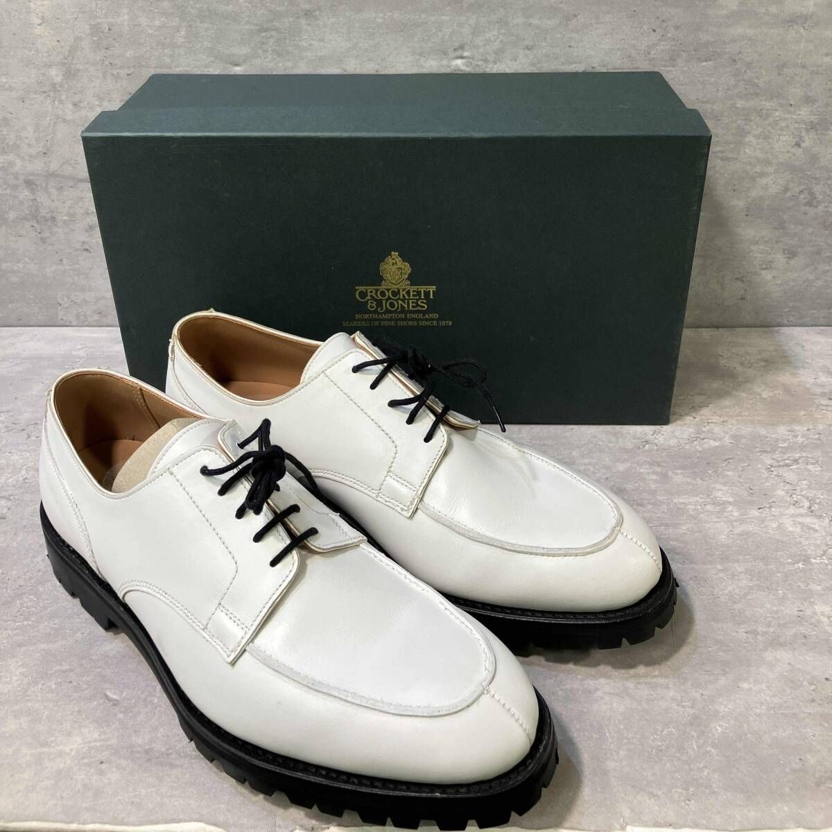 CROCKETT ＆ JONES×BARNEYS NEWYORK 別注 DURHAM4 dress shoes サイズ7 2 1E 箱有り クロケットジョーンズ