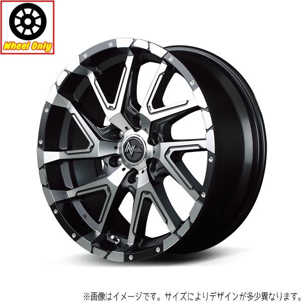 16インチ 6.5J 6H139.7 +38 MID ナイトロパワー ジャベリン BK 