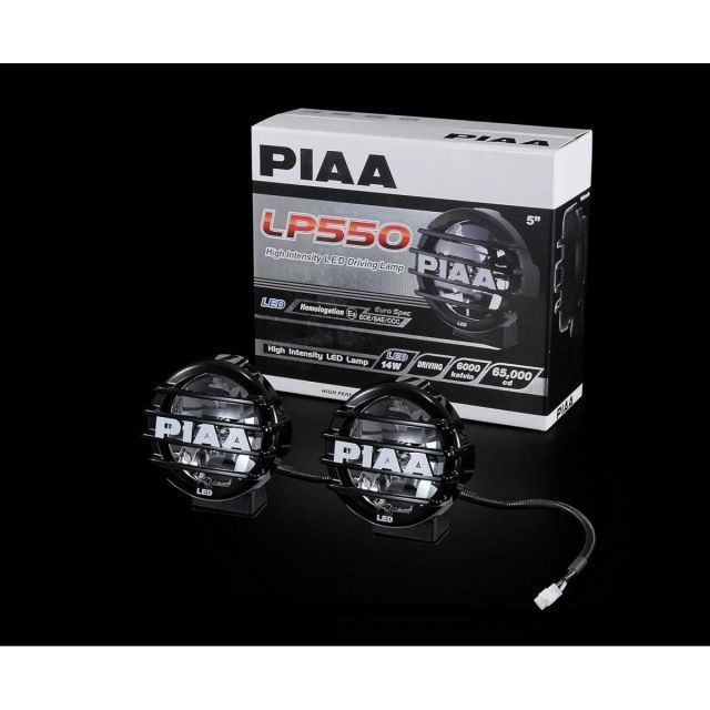 PIAA ピア LEDランプ LP550 DK555BXG 6000K 65000cd 2個入 後付けランプ ドライビング配光 カー用品