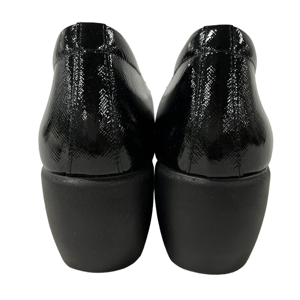 美品　ヒルズアベニュー　ブラック ウェーブソールシューズ 24 スエード 美品 ヒルズアベニュー ブラック ウェーブソールシューズ 24 スエード