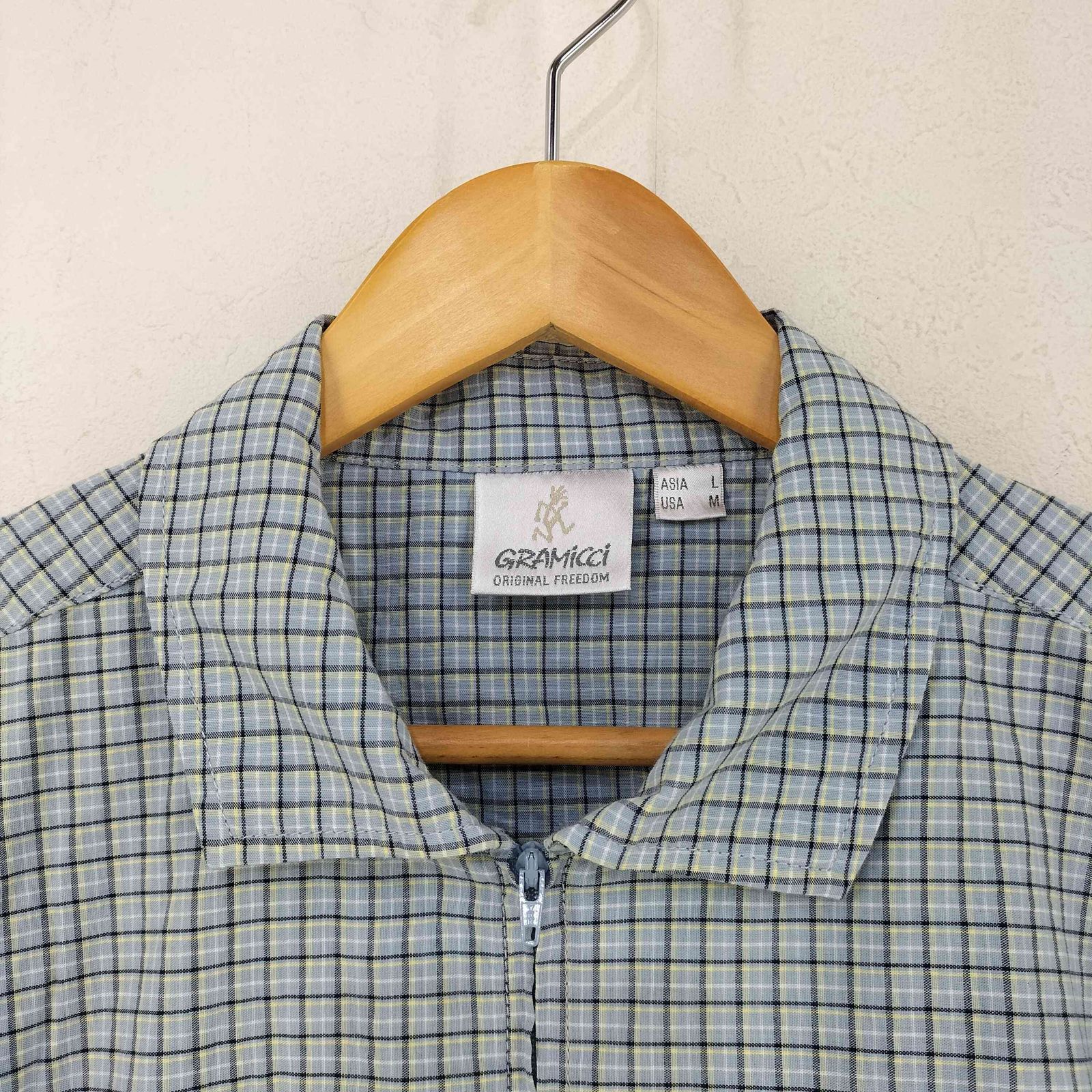 【新品】大きいサイズ❗️GRAMicci グラミチ　グリッドコードジップシャツ グラミチ 公式通販サイト Gramicci Online Store