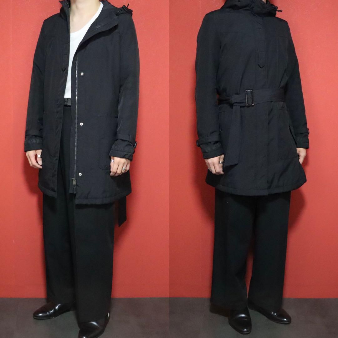 モード / 美品】ARMANI JEANS ベルト付き ジップ ロングコート - メルカリ