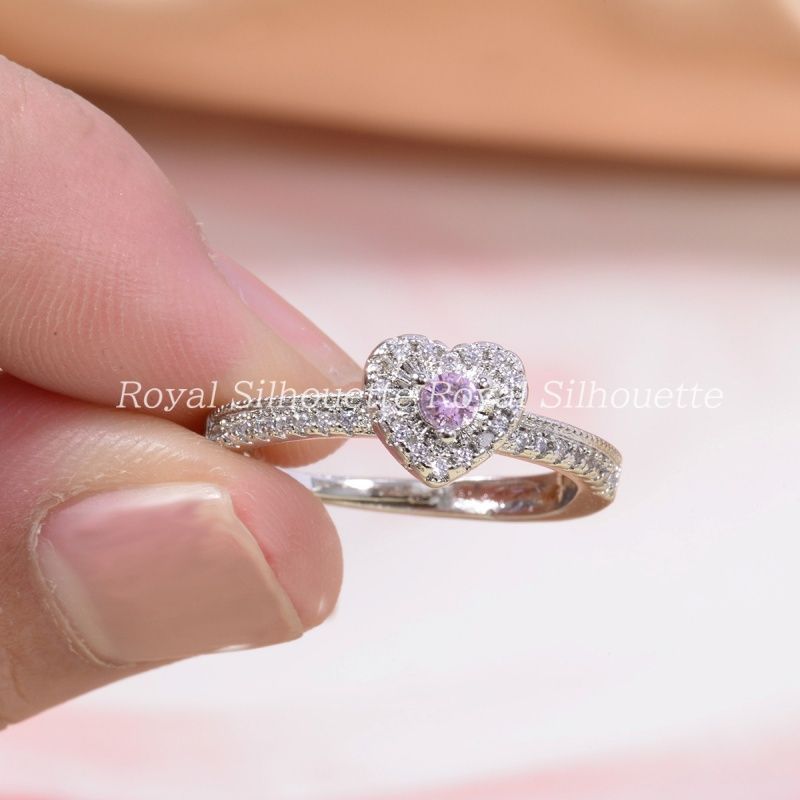 リング 指輪 シルバー ハート ジルコン風 ジルコニア風 フリーサイズ 個性的 レディース ジュエリー 大人かわいい デイリー ナチュラルスタイル イベント パーティー ガーリー