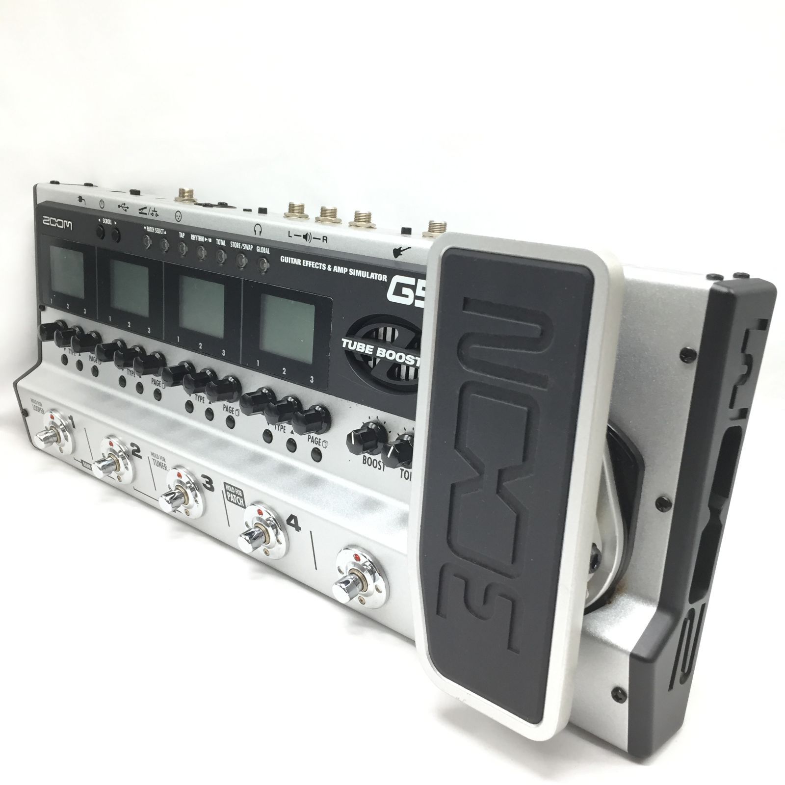 中古】ZOOM ギター用エフェクト・アンプシミュレーターG5（中古