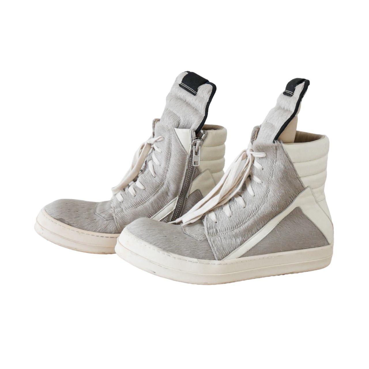 RICK OWENS リックオウエンス ジオバスケット ハラコ MILK サイズ41