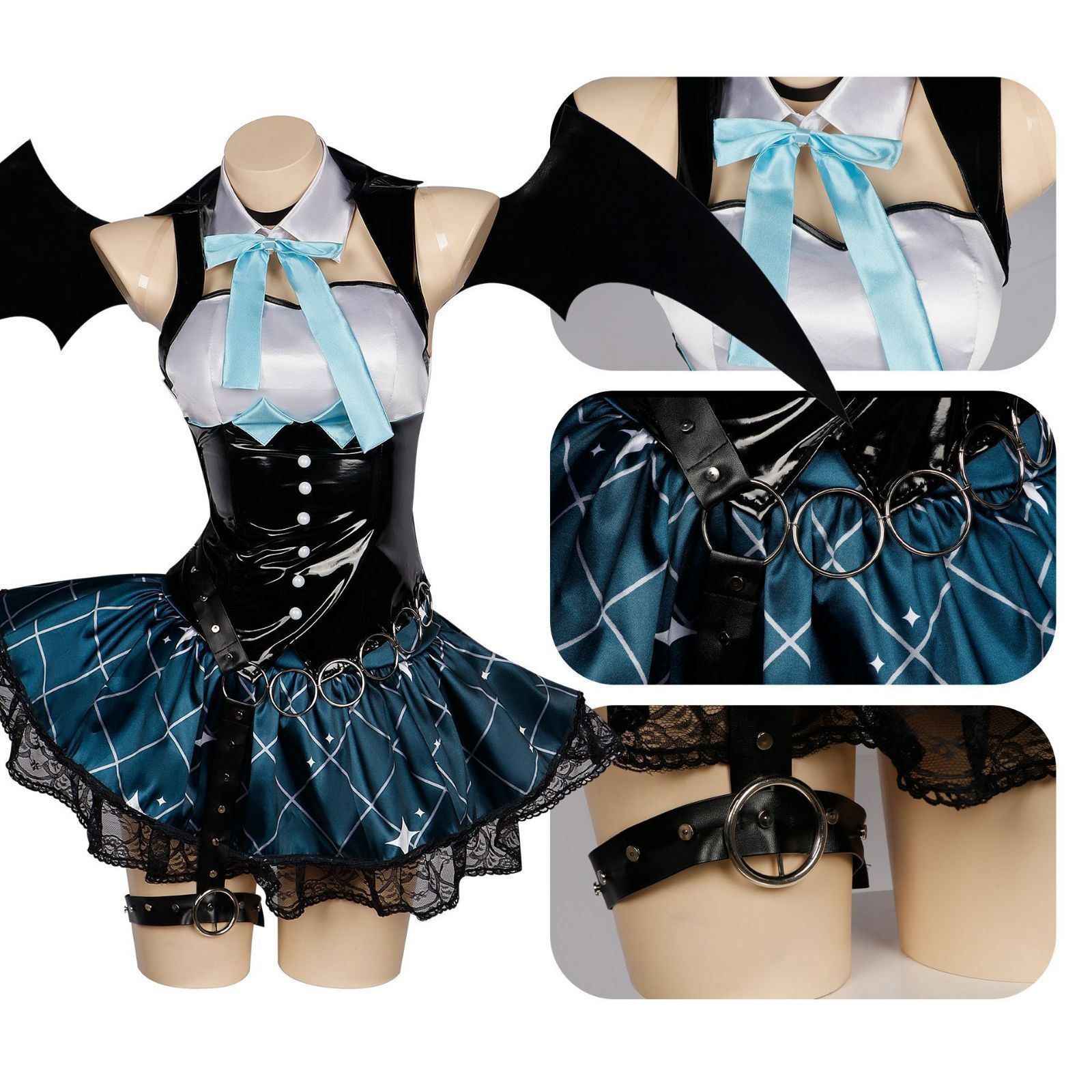 初音ミク×ラスカル コスプレ衣装 コスチューム 小悪魔 初音ミク×ラスカル コスプレ衣装 コスチューム 小悪魔