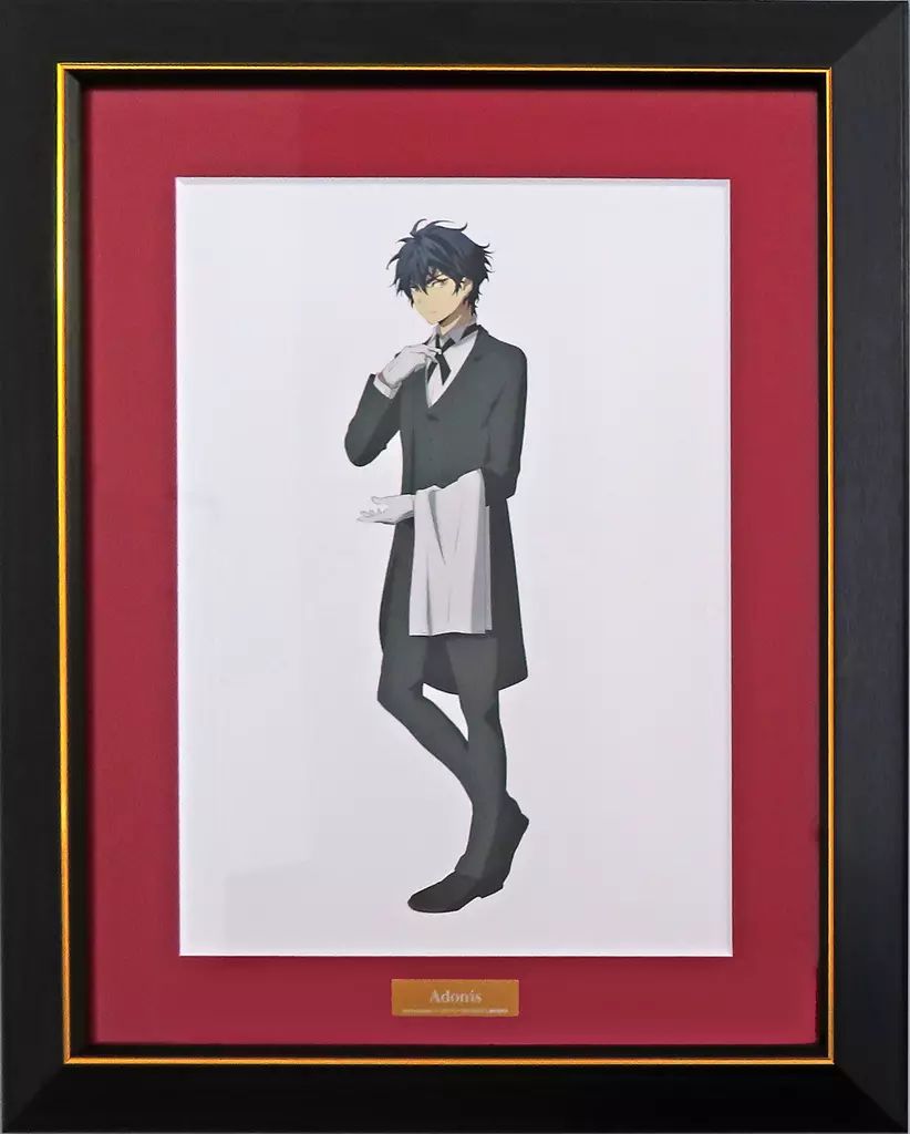 【中古】原画イラストボード TVアニメ「はめつのおうこく」 描き下ろし アドニス 執事ver. キャラファイングラフ