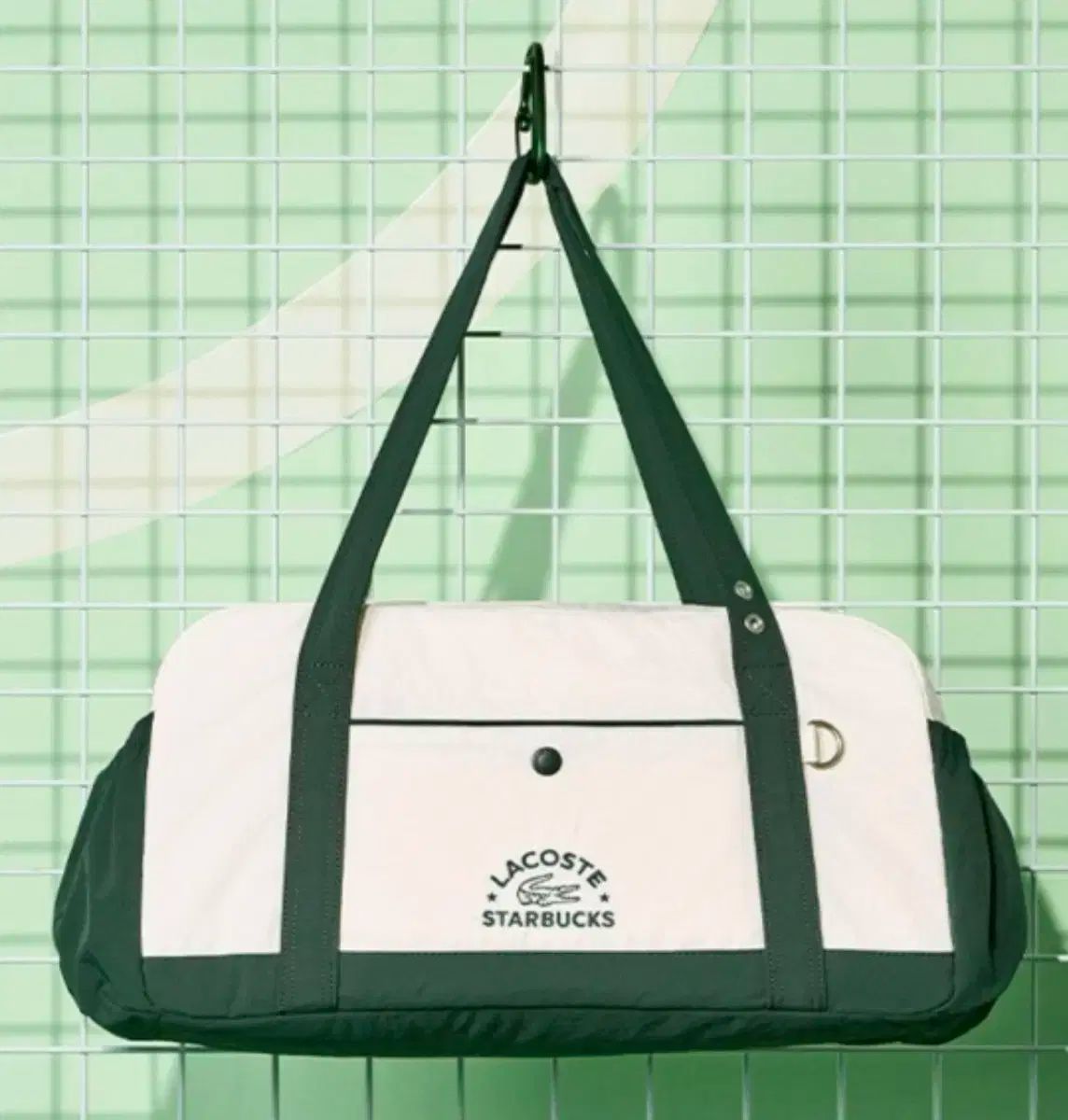 STARBUCKS スターバックス LACOSTE ラコステ マルチバッグ グリーン