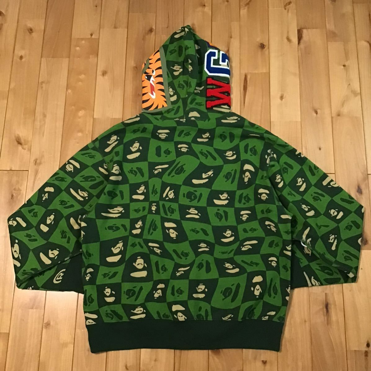 BAPE FACE LOGO シャーク パーカー Lサイズ a bathing ape shark full