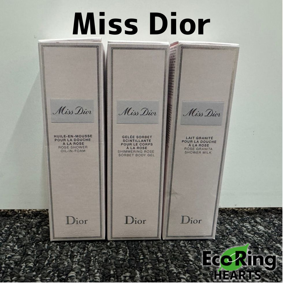 Miss Dior　未使用　3点セット　ボディ　スクラブ　ジェル　シャンプー Miss Dior 未使用 3点セット ボディ スクラブ ジェル シャンプー