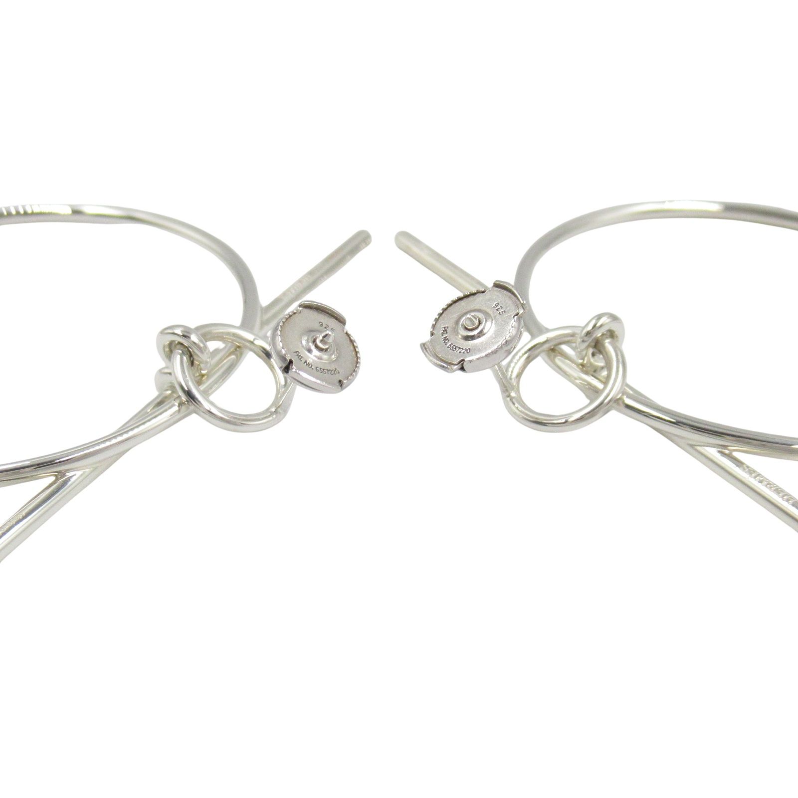 エルメス HERMES ピアス ループMM ピアス シルバー925 ループMM