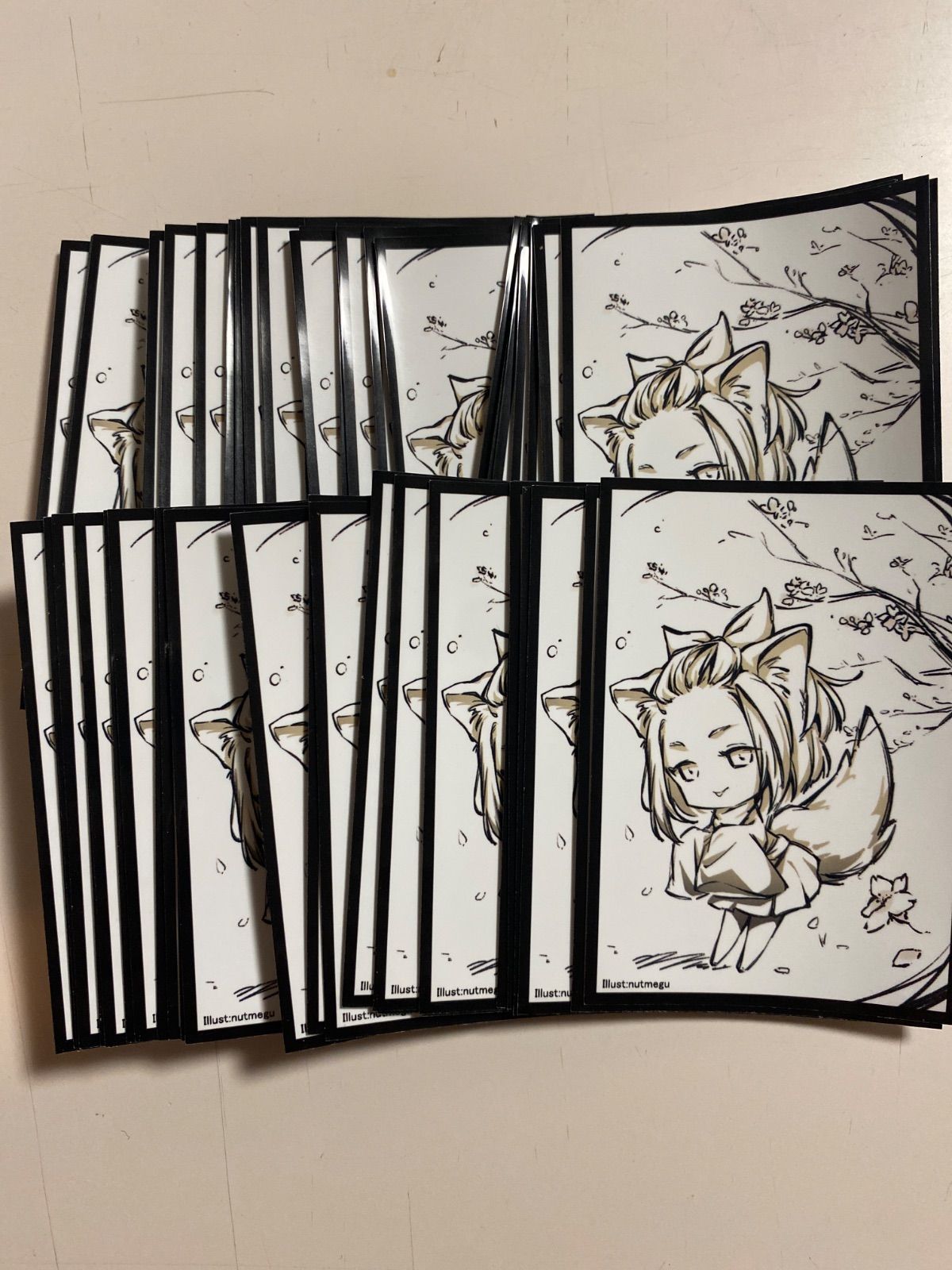 遊戯王中古スリーブ ※60枚※ 灰流うらら 墨絵 SD スリーブ アクアアルタ