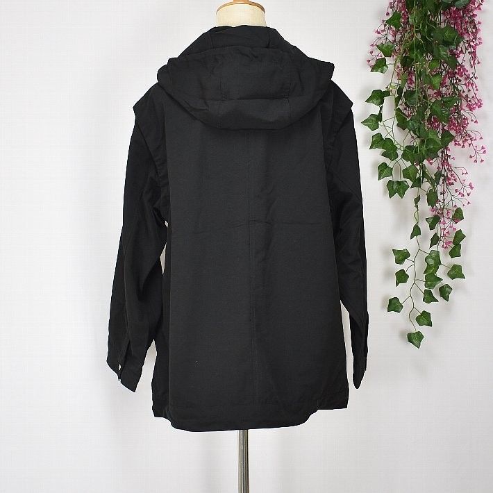OLIVE des OLIVE オーバーサイズ ブルゾン 防風 ハーフ丈 コート 