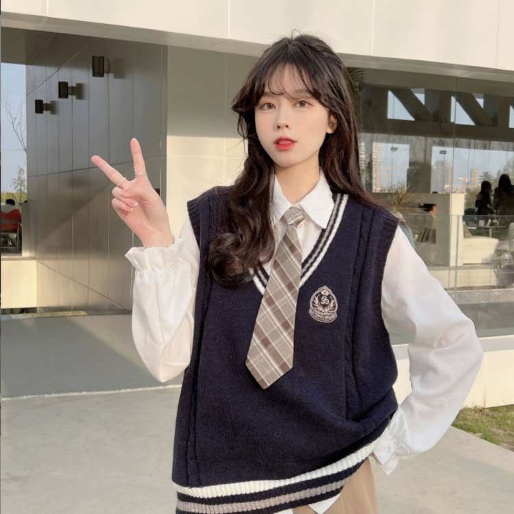 ベスト ベスト 防寒 Vネック ニットベスト 制服学生  韓国ファッション ニットチョッキ ベスト 春秋冬 ノースリーブ セーター トップス 大人 オフィス  スクール 学生服 ベスト スクールベスト 送料無料 プルオーバーベスト v