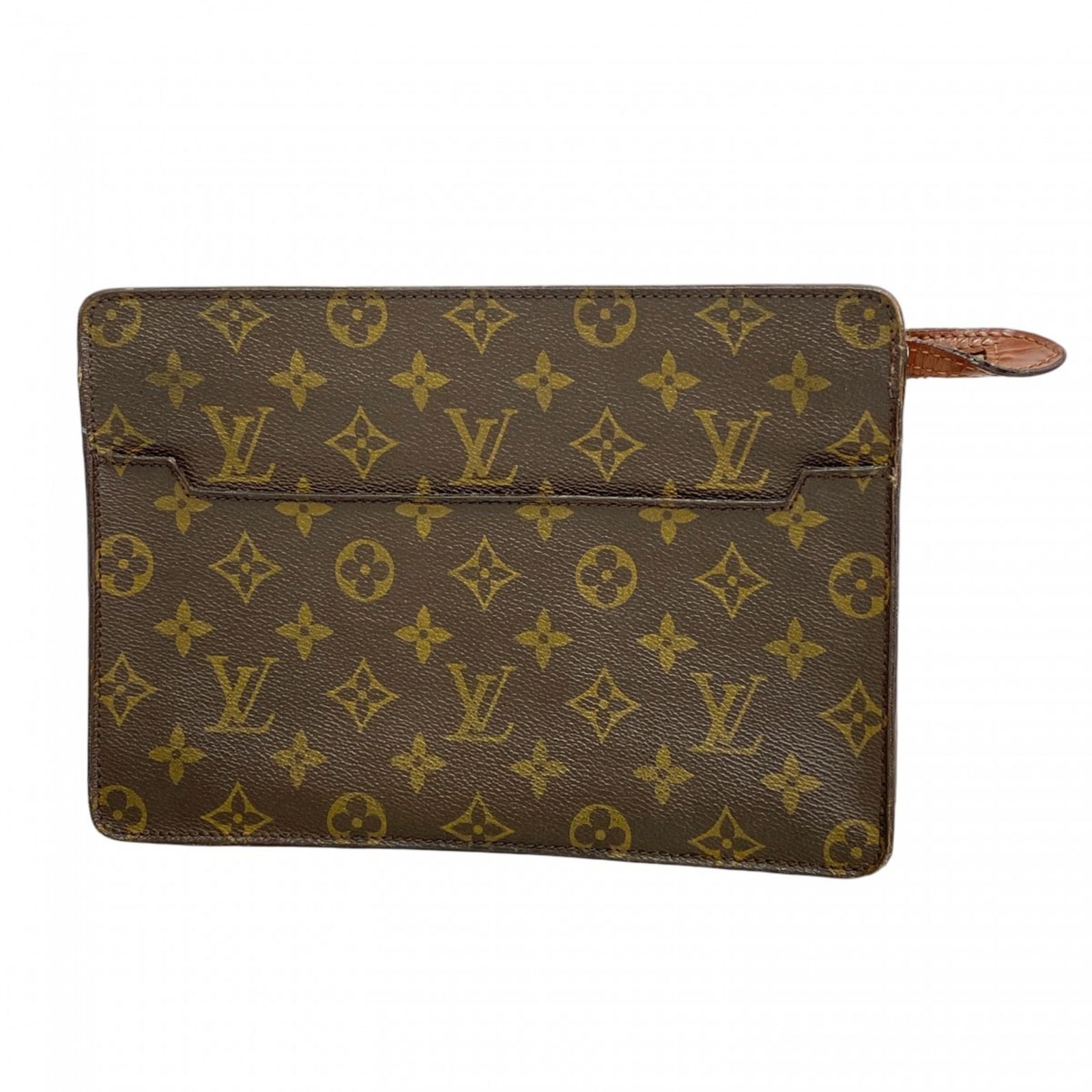 ルイ ヴィトン Louis Vuitton ルイ ヴィトン クラッチバッグ モノグラム ポシェットオム M51795 ブラウンメンズ レディース