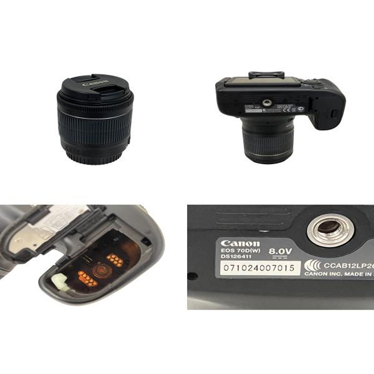 Canon デジタル一眼レフカメラ EOS70D レンズキット EF-S18-135mm F3.5-5.6 IS STM 付属 ブラック EOS70D Canon キャノン⁄デジタル一眼レンズキット⁄EOS 70D 18-135mm