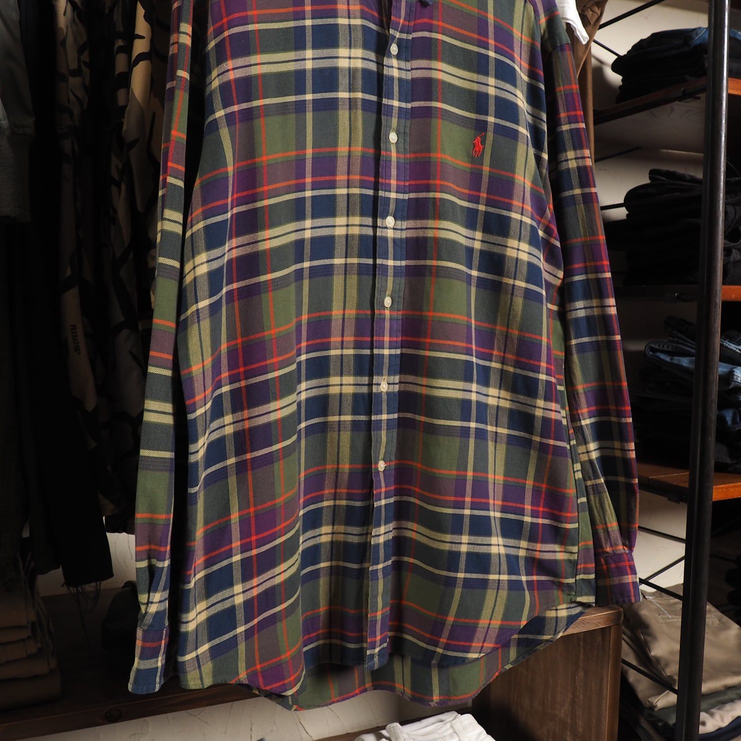 シャツチェック M