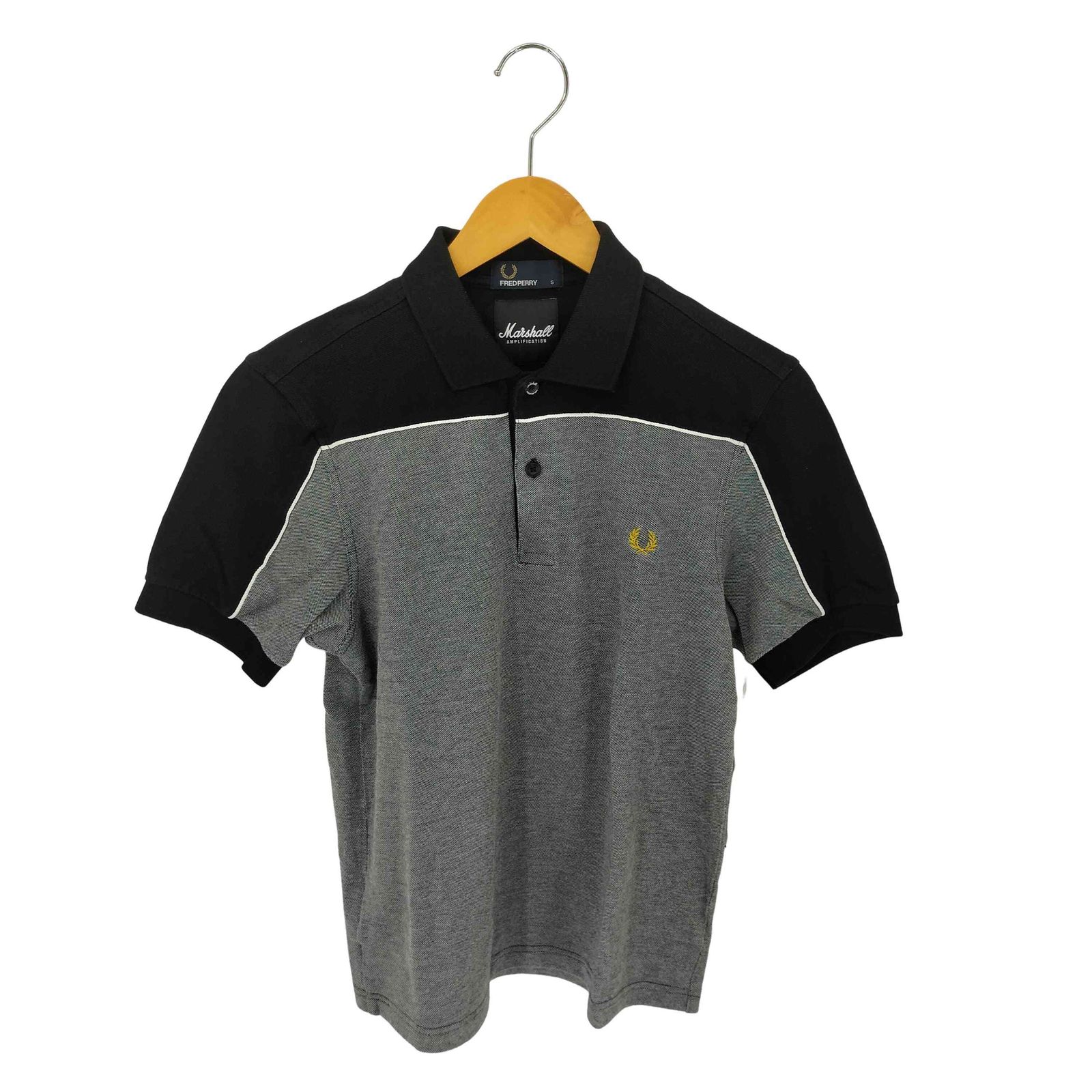 フレッドペリー FRED PERRY {{Marshall Amplification}} 月桂樹刺繍 バイカラー S/S ポロシャツ メンズ JPN：S 