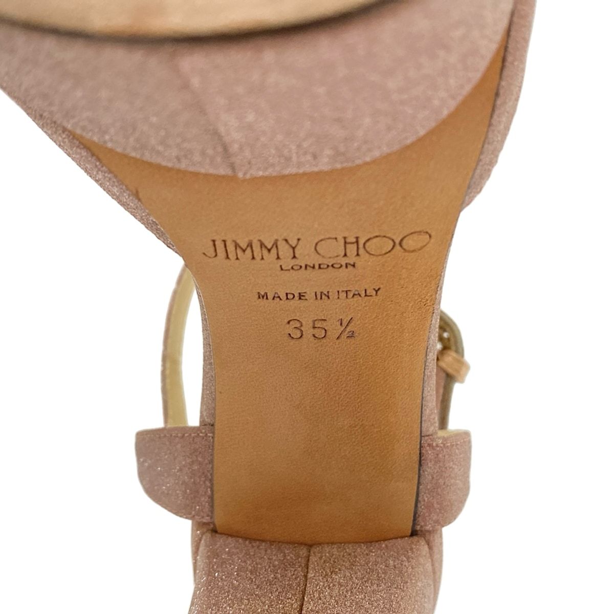  JIMMY CHOO ジミーチュウ サンダル 351 2 レディース - ピンク サンダル サンダル ミュール
