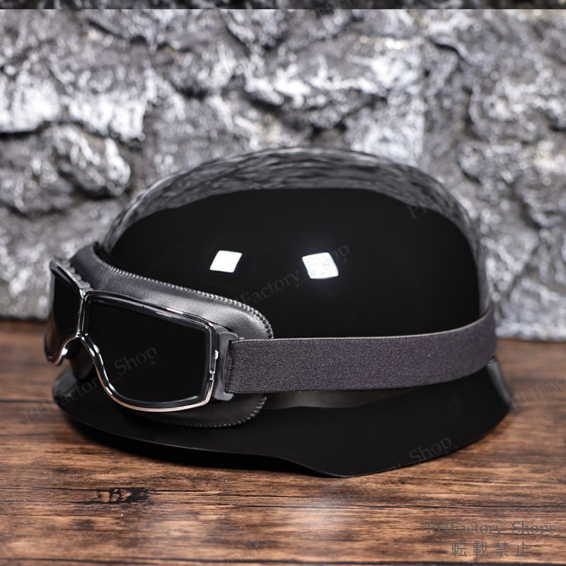 ハーフヘルメット 半キャップ 半ヘル 軽量 ヘルメット DOT承認 オートバイク用 バイクヘルメット レトロ 軽量 耐久性 安全性 通気性 男女兼用 3色 A148