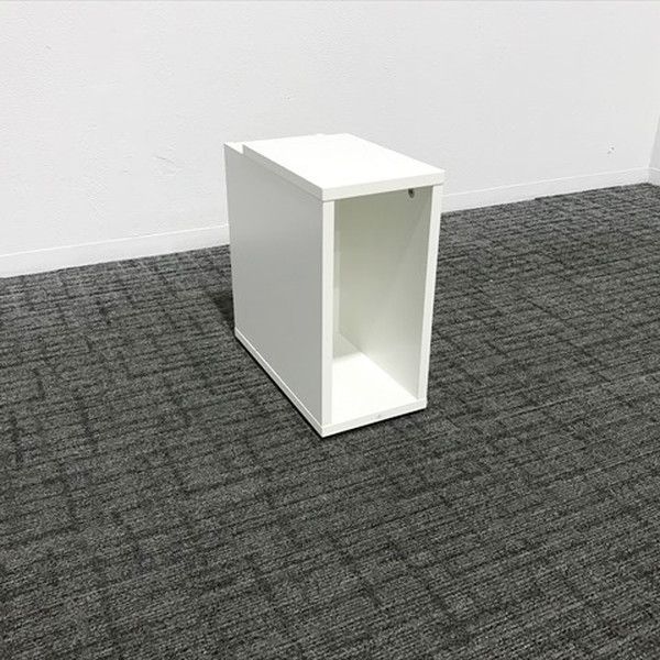 サイドキャビネ  レモダ 収納付サイドテーブル ホワイト